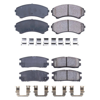 PowerStop® - Z17 Evolution Plus™ Ceramic Front and Rear Disc Brake Pad Set