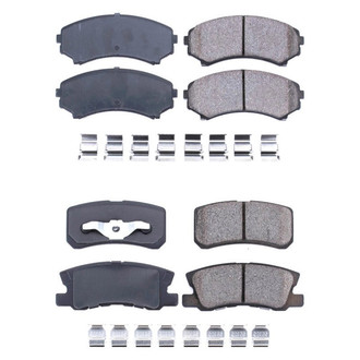 PowerStop® - Z17 Evolution Plus™ Ceramic Front and Rear Disc Brake Pad Set