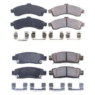 PowerStop® - Z17 Evolution Plus™ Ceramic Front and Rear Disc Brake Pad Set