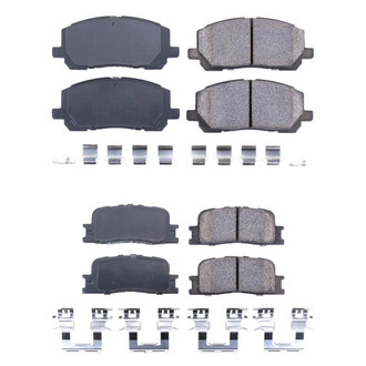 PowerStop® - Z17 Evolution Plus™ Ceramic Front and Rear Disc Brake Pad Set