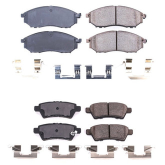 PowerStop® - Z17 Evolution Plus™ Ceramic Front and Rear Disc Brake Pad Set