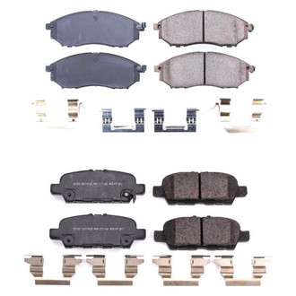 PowerStop® - Z17 Evolution Plus™ Ceramic Front and Rear Disc Brake Pad Set