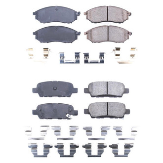 PowerStop® - Z17 Evolution Plus™ Ceramic Front and Rear Disc Brake Pad Set