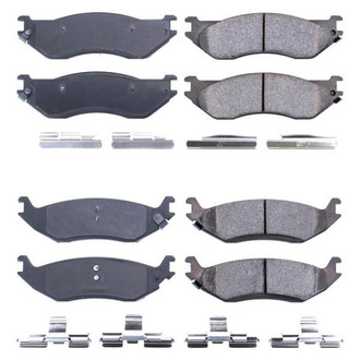 PowerStop® - Z17 Evolution Plus™ Ceramic Front and Rear Disc Brake Pad Set