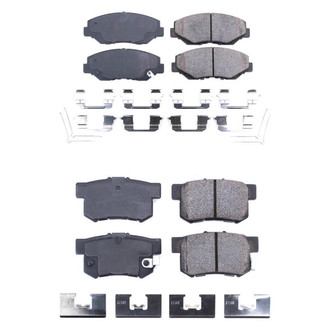 PowerStop® - Z17 Evolution Plus™ Ceramic Front and Rear Disc Brake Pad Set
