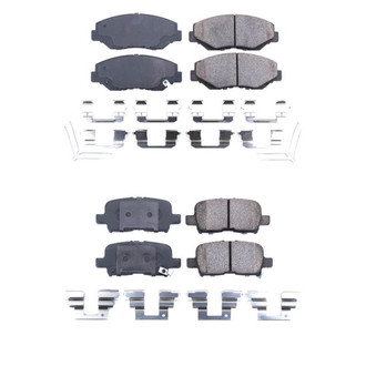 PowerStop® - Z17 Evolution Plus™ Ceramic Front and Rear Disc Brake Pad Set