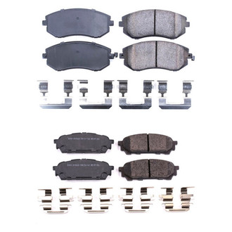 PowerStop® - Z17 Evolution Plus™ Ceramic Front and Rear Disc Brake Pad Set