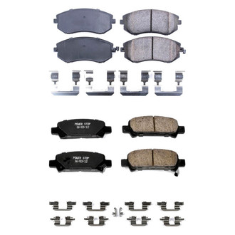 PowerStop® - Z17 Evolution Plus™ Ceramic Front and Rear Disc Brake Pad Set