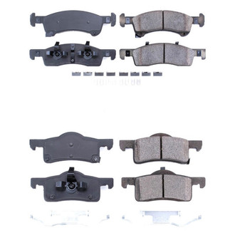 PowerStop® - Z17 Evolution Plus™ Ceramic Front and Rear Disc Brake Pad Set