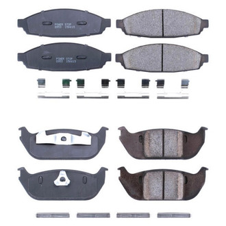 PowerStop® - Z17 Evolution Plus™ Ceramic Front and Rear Disc Brake Pad Set