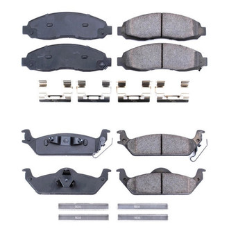 PowerStop® - Z17 Evolution Plus™ Ceramic Front and Rear Disc Brake Pad Set