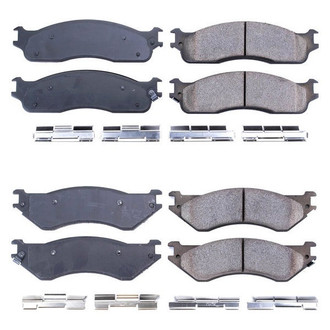 PowerStop® - Z17 Evolution Plus™ Ceramic Front and Rear Disc Brake Pad Set