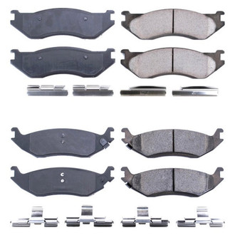 PowerStop® - Z17 Evolution Plus™ Ceramic Front and Rear Disc Brake Pad Set