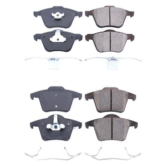 PowerStop® - Z17 Evolution Plus™ Ceramic Front and Rear Disc Brake Pad Set