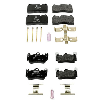 PowerStop® - Euro-Stop™ Semi-Metallic Front and Rear Disc Brake Pad Set