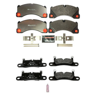 PowerStop® - Euro-Stop™ Semi-Metallic Front and Rear Disc Brake Pad Set