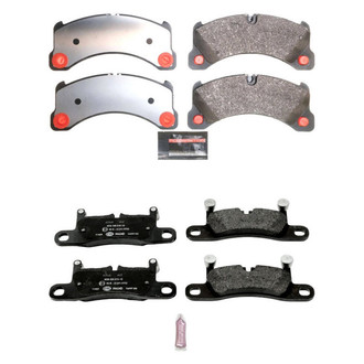 PowerStop® - Euro-Stop™ Semi-Metallic Front and Rear Disc Brake Pad Set