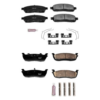 PowerStop® - Z23 Evolution Sport Performance Carbon-Fiber Ceramic Front and Rear Brake Pad Set