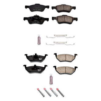 PowerStop® - Z23 Evolution Sport Performance Carbon-Fiber Ceramic Front and Rear Brake Pad Set