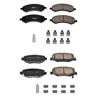 PowerStop® - Z23 Evolution Sport Performance Carbon-Fiber Ceramic Front and Rear Brake Pad Set