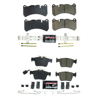 PowerStop® - Z23 Evolution Sport Performance Carbon-Fiber Ceramic Front and Rear Brake Pad Set