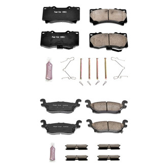 PowerStop® - Z23 Evolution Sport Performance Carbon-Fiber Ceramic Front and Rear Brake Pad Set