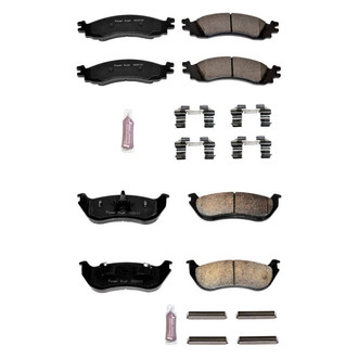 PowerStop® - Z23 Evolution Sport Performance Carbon-Fiber Ceramic Front and Rear Brake Pad Set