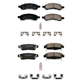 PowerStop® - Z23 Evolution Sport Performance Carbon-Fiber Ceramic Front and Rear Brake Pad Set
