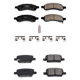 PowerStop® - Z23 Evolution Sport Performance Carbon-Fiber Ceramic Front and Rear Brake Pad Set