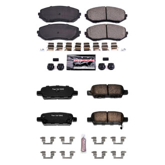 PowerStop® - Z23 Evolution Sport Performance Carbon-Fiber Ceramic Front and Rear Brake Pad Set