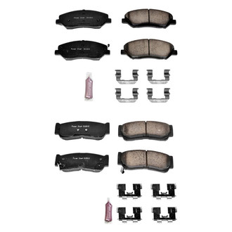 PowerStop® - Z23 Evolution Sport Performance Carbon-Fiber Ceramic Front and Rear Brake Pad Set