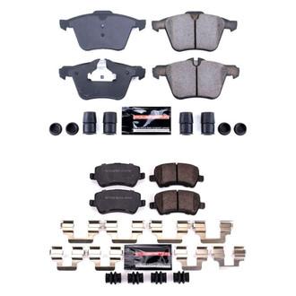 PowerStop® - Z23 Evolution Sport Performance Carbon-Fiber Ceramic Front and Rear Brake Pad Set
