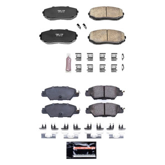 PowerStop® - Z23 Evolution Sport Performance Carbon-Fiber Ceramic Front and Rear Brake Pad Set