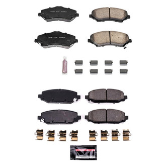 PowerStop® - Z23 Evolution Sport Performance Carbon-Fiber Ceramic Front and Rear Brake Pad Set