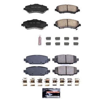 PowerStop® - Z23 Evolution Sport Performance Carbon-Fiber Ceramic Front and Rear Brake Pad Set