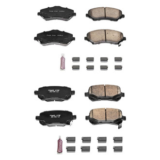 PowerStop® - Z23 Evolution Sport Performance Carbon-Fiber Ceramic Front and Rear Brake Pad Set