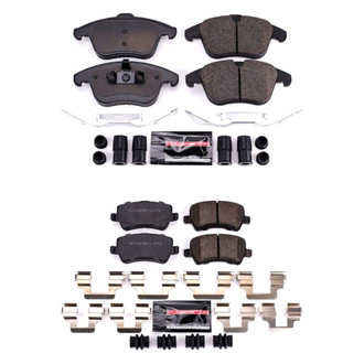 PowerStop® - Z23 Evolution Sport Performance Carbon-Fiber Ceramic Front and Rear Brake Pad Set