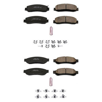 PowerStop® - Z23 Evolution Sport Performance Carbon-Fiber Ceramic Front and Rear Brake Pad Set