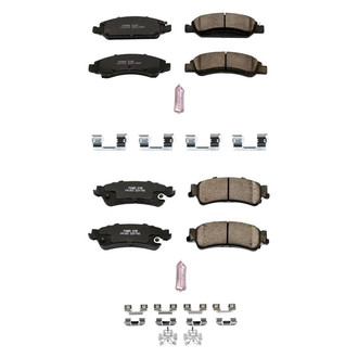 PowerStop® - Z23 Evolution Sport Performance Carbon-Fiber Ceramic Front and Rear Brake Pad Set
