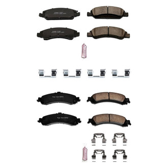 PowerStop® - Z23 Evolution Sport Performance Carbon-Fiber Ceramic Front and Rear Brake Pad Set