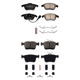 PowerStop® - Z23 Evolution Sport Performance Carbon-Fiber Ceramic Front and Rear Brake Pad Set
