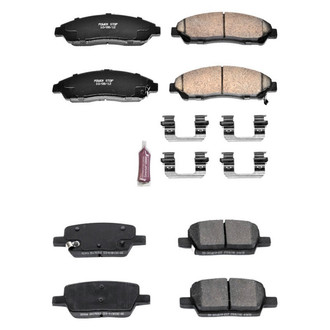 PowerStop® - Z23 Evolution Sport Performance Carbon-Fiber Ceramic Front and Rear Brake Pad Set