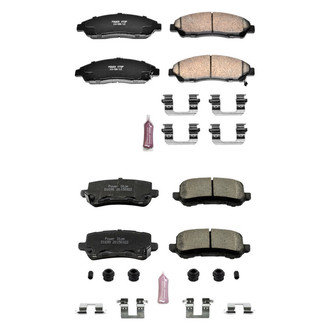 PowerStop® - Z23 Evolution Sport Performance Carbon-Fiber Ceramic Front and Rear Brake Pad Set