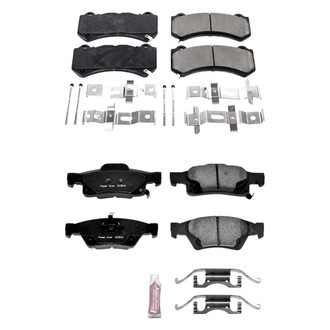 PowerStop® - Z23 Evolution Sport Performance Carbon-Fiber Ceramic Front and Rear Brake Pad Set