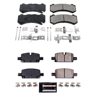 PowerStop® - Z23 Evolution Sport Performance Carbon-Fiber Ceramic Front and Rear Brake Pad Set