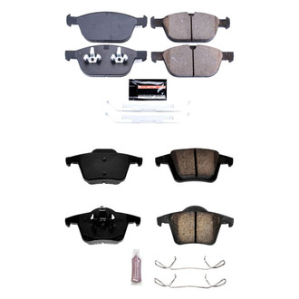 PowerStop® - Z23 Evolution Sport Performance Carbon-Fiber Ceramic Front and Rear Brake Pad Set
