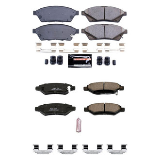 PowerStop® - Z23 Evolution Sport Performance Carbon-Fiber Ceramic Front and Rear Brake Pad Set