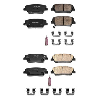PowerStop® - Z23 Evolution Sport Performance Carbon-Fiber Ceramic Front and Rear Brake Pad Set