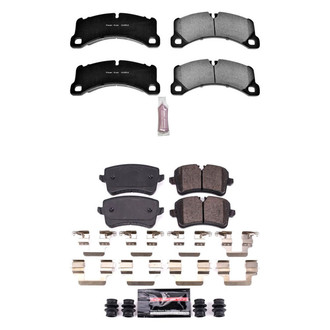 PowerStop® - Z23 Evolution Sport Performance Carbon-Fiber Ceramic Front and Rear Brake Pad Set