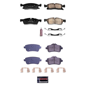 PowerStop® - Z23 Evolution Sport Performance Carbon-Fiber Ceramic Front and Rear Brake Pad Set